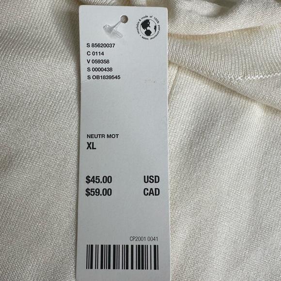 NWT Urban Outfitters Mock Neck Cropped Sweater. Size XL - Picture 6 of 9